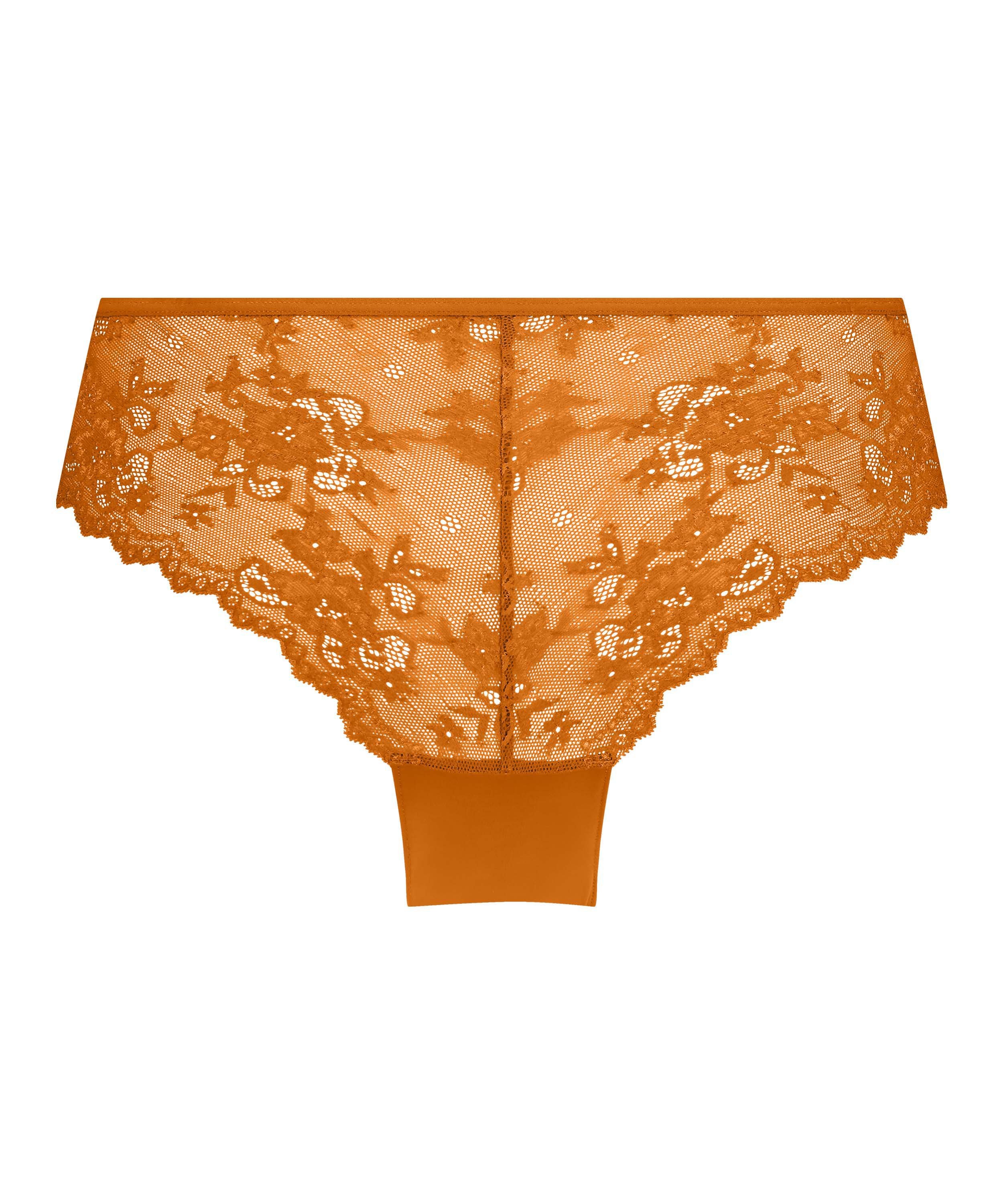 Invisible Lace Back Brazilian, Orange, main