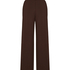 Pant viscose wide leg, Brown