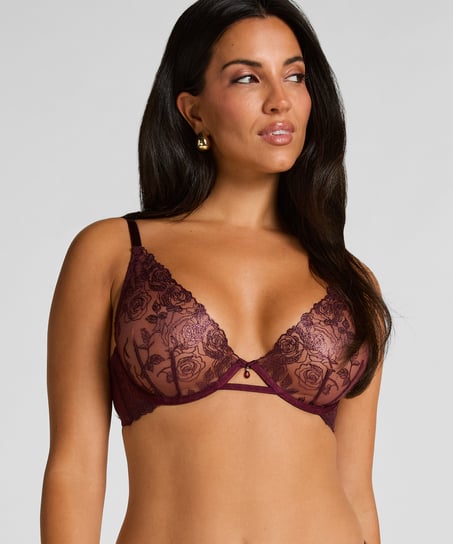 Hollie Non-Padded Underwired Bra, Purple
