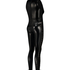 Lace Up Catsuit, Black
