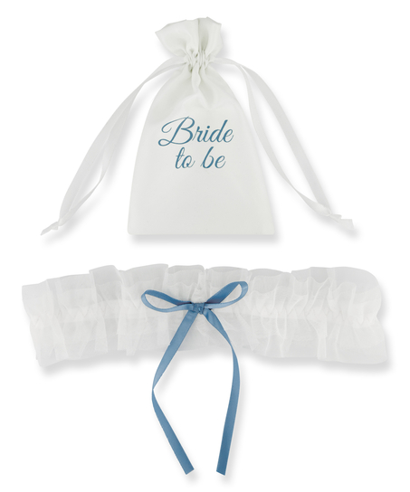 Garter Bridal, White