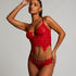 Lulu Open Crotch Brazilian, Red
