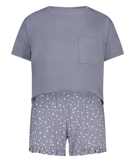 Short Pyjama Set, Purple
