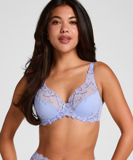 Diva Non-Padded Underwired Bra, Purple