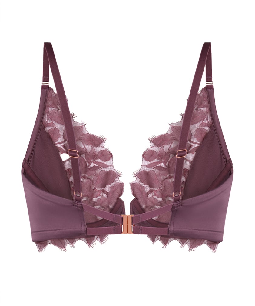 Malou Non-Padded Underwired Bra, Purple, main