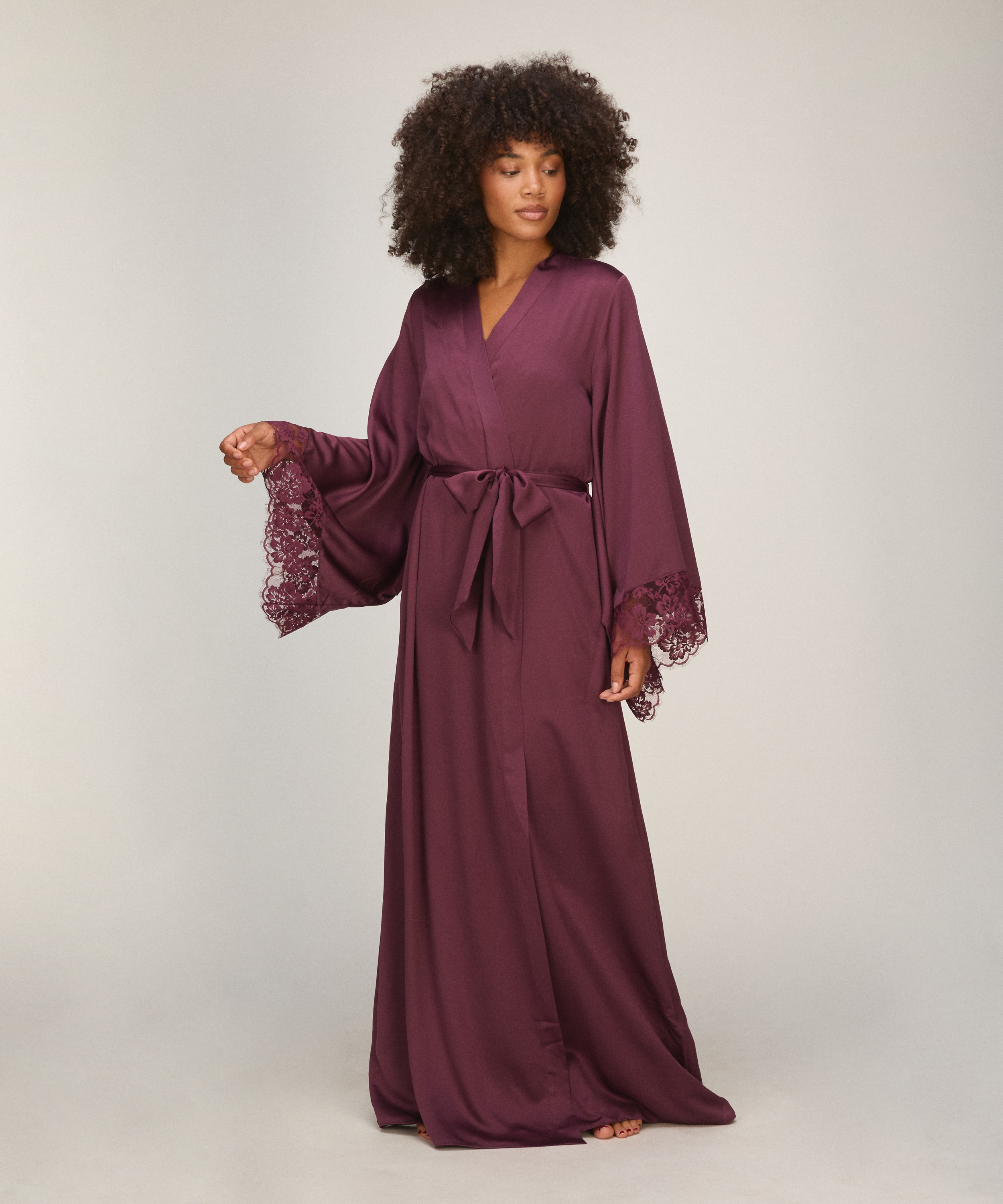 Long Kimono Lana, Purple, main