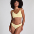 Dianne High Leg Thong, Yellow