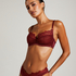 Zoe Non-Padded Underwired Bra, Red