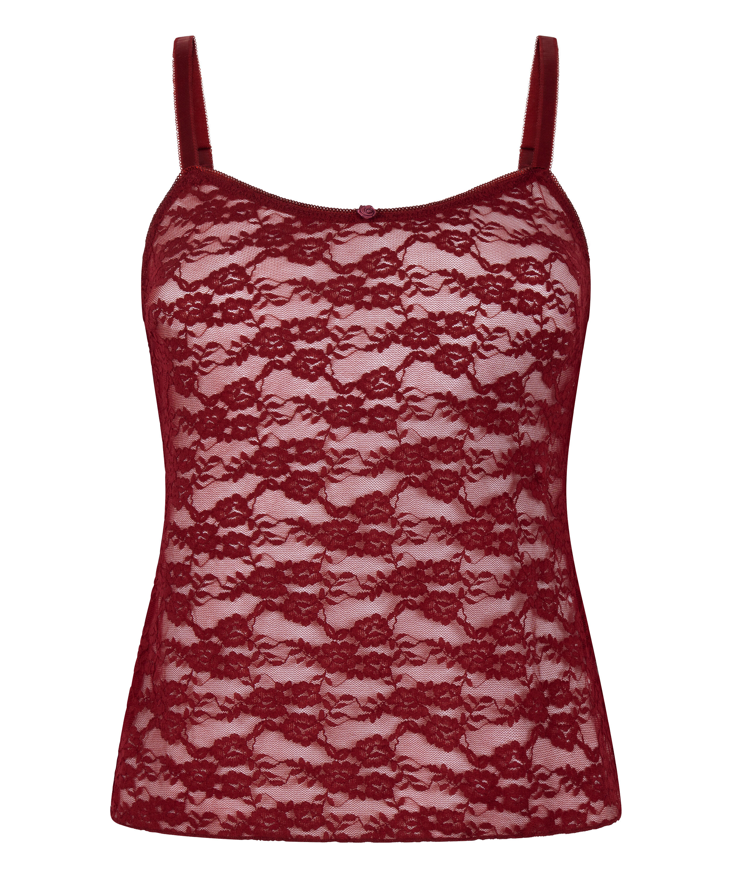 Cami Allover Lace, Red