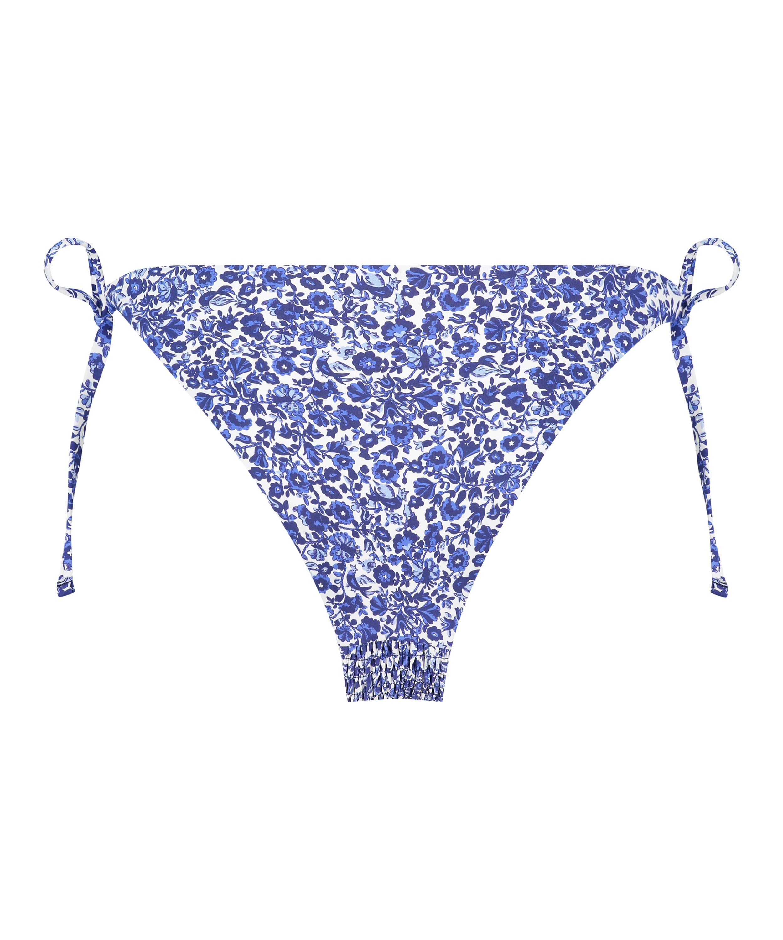 Lobos Cheeky Tanga Bikini Bottoms, Blue, main