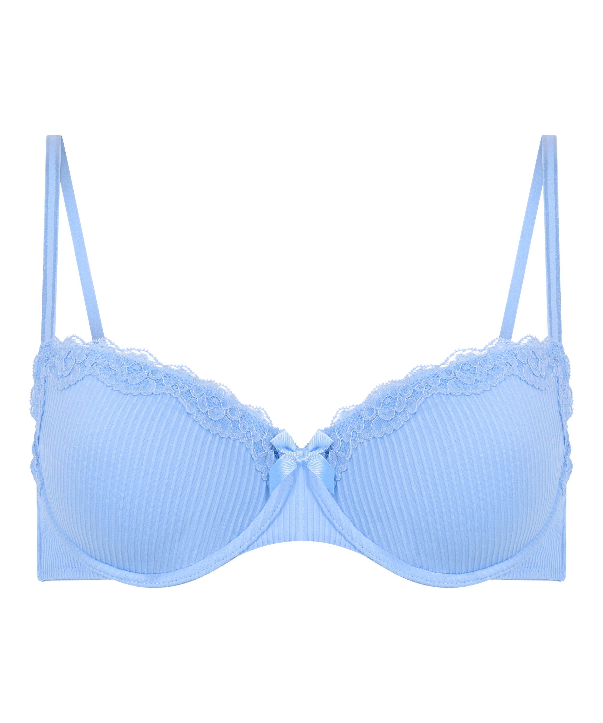 Lola Padded Underwired Bra, Blue, main