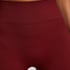 HKMX High waisted seamless sport legging, Red