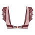 Zoe Non-Padded Underwired Longline Bra, Red