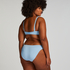 Scallop push-up underwired bikini top Cup A - E, Blue