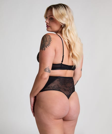 Shaping Lace String, Black