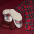 Teddy Mule Slipper, White