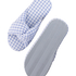 Vichy Braided Slippers, Blue