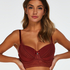 Padded Longline Underwired Bra Winnie I AM, Red