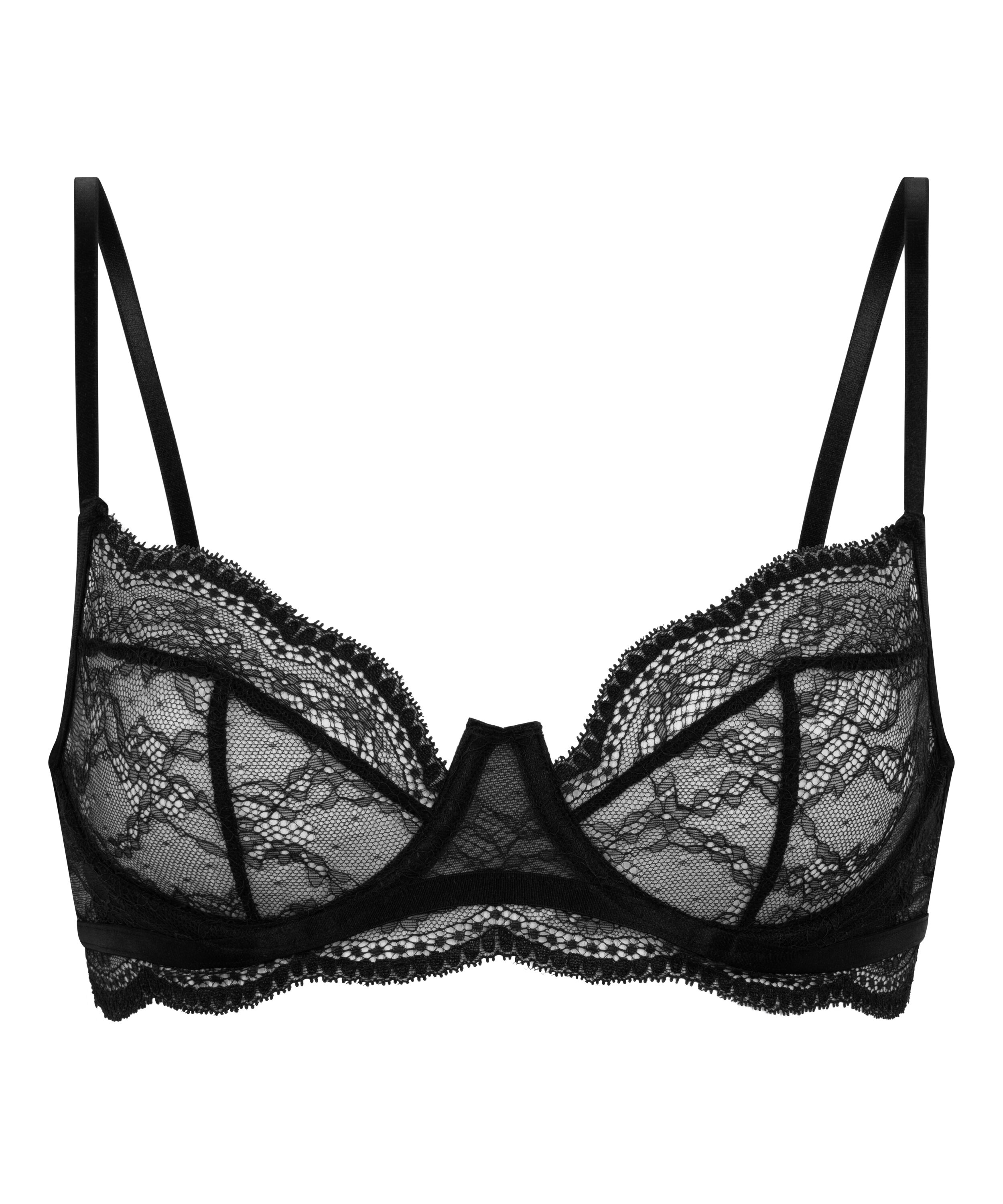 Isabelle Non-Padded Underwired Bra, Black