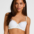 Peonie Padded Underwired Bra, White