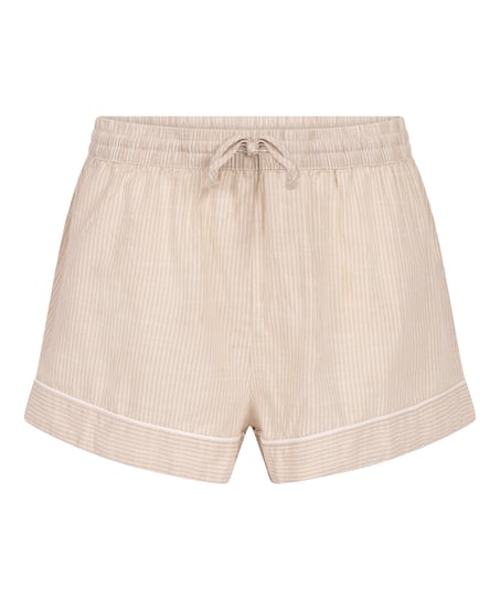 Cotton shorts, Beige
