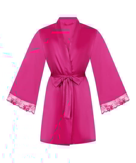 Peonie Kimono Satin, Pink