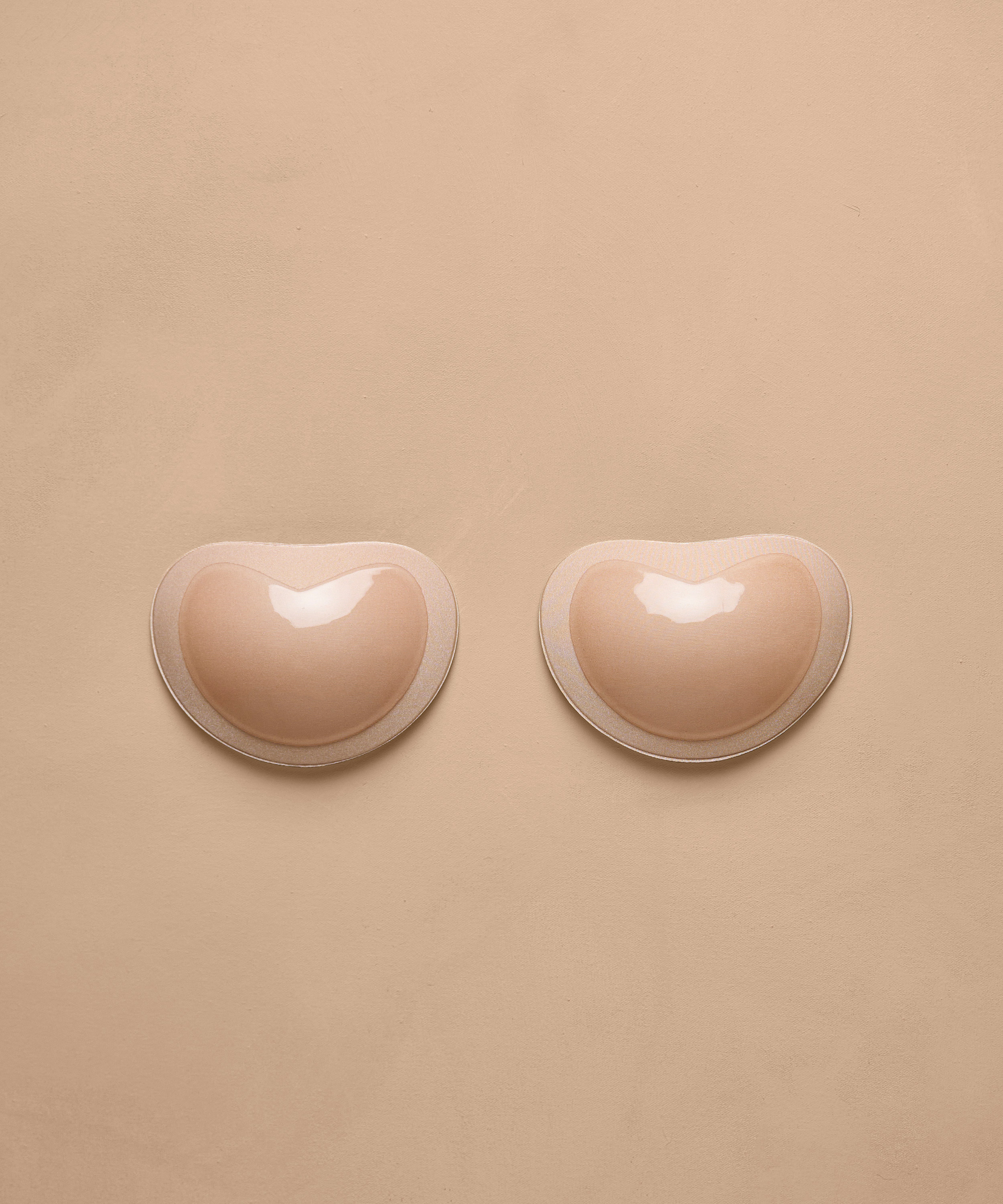 Stick on push up pads, Beige, main