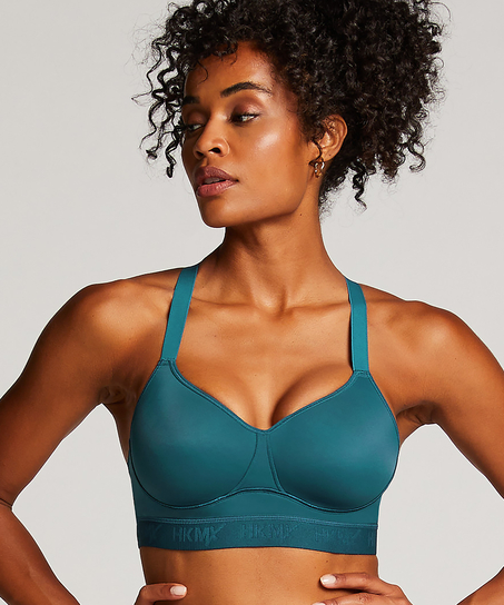 HKMX Sports bra The All Star Level 2, Blue