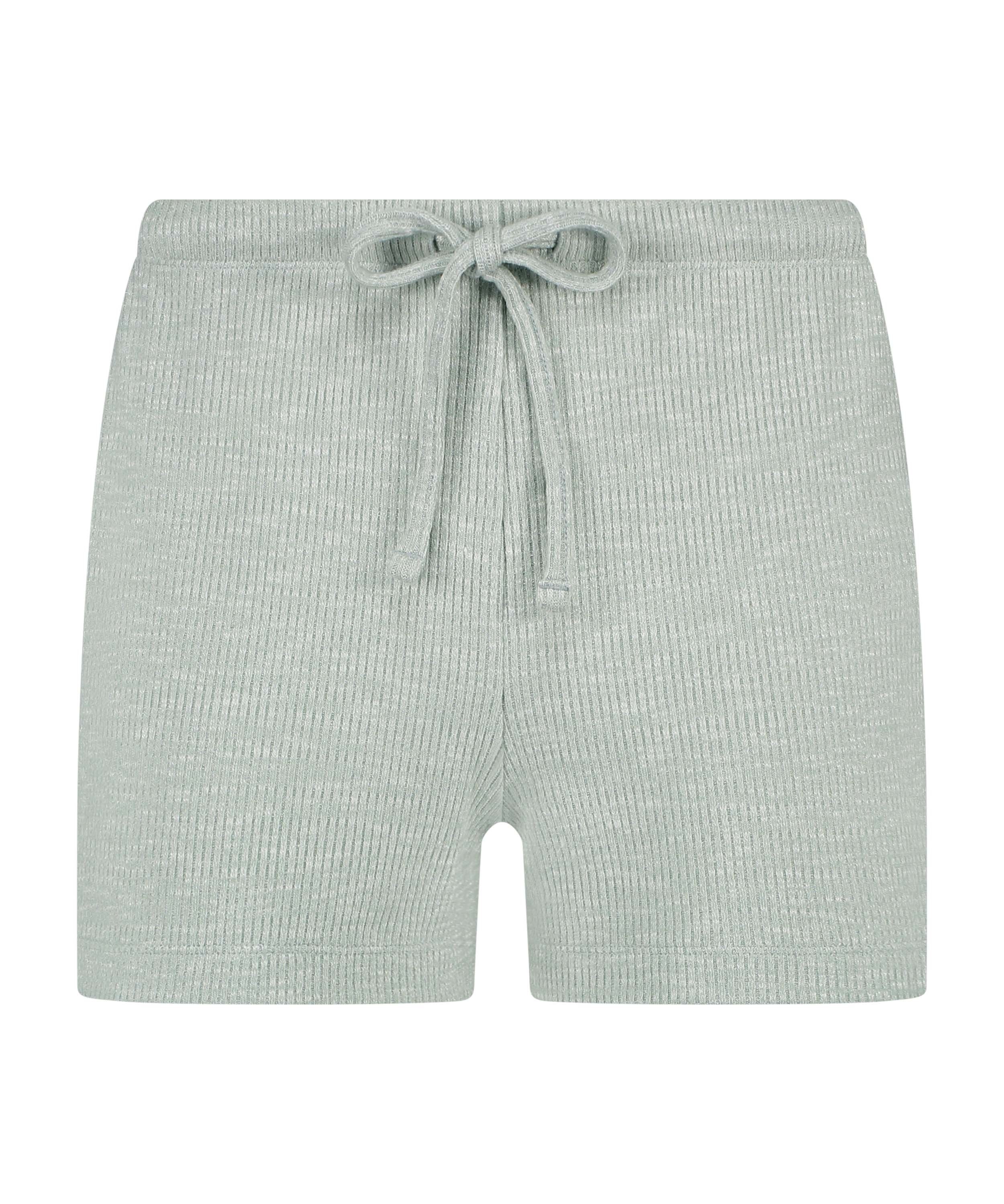Rib Shorts, Green, main