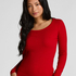 Cotton Pyjama Top, Red