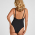 Dotted Bathingsuit Luxe, Black