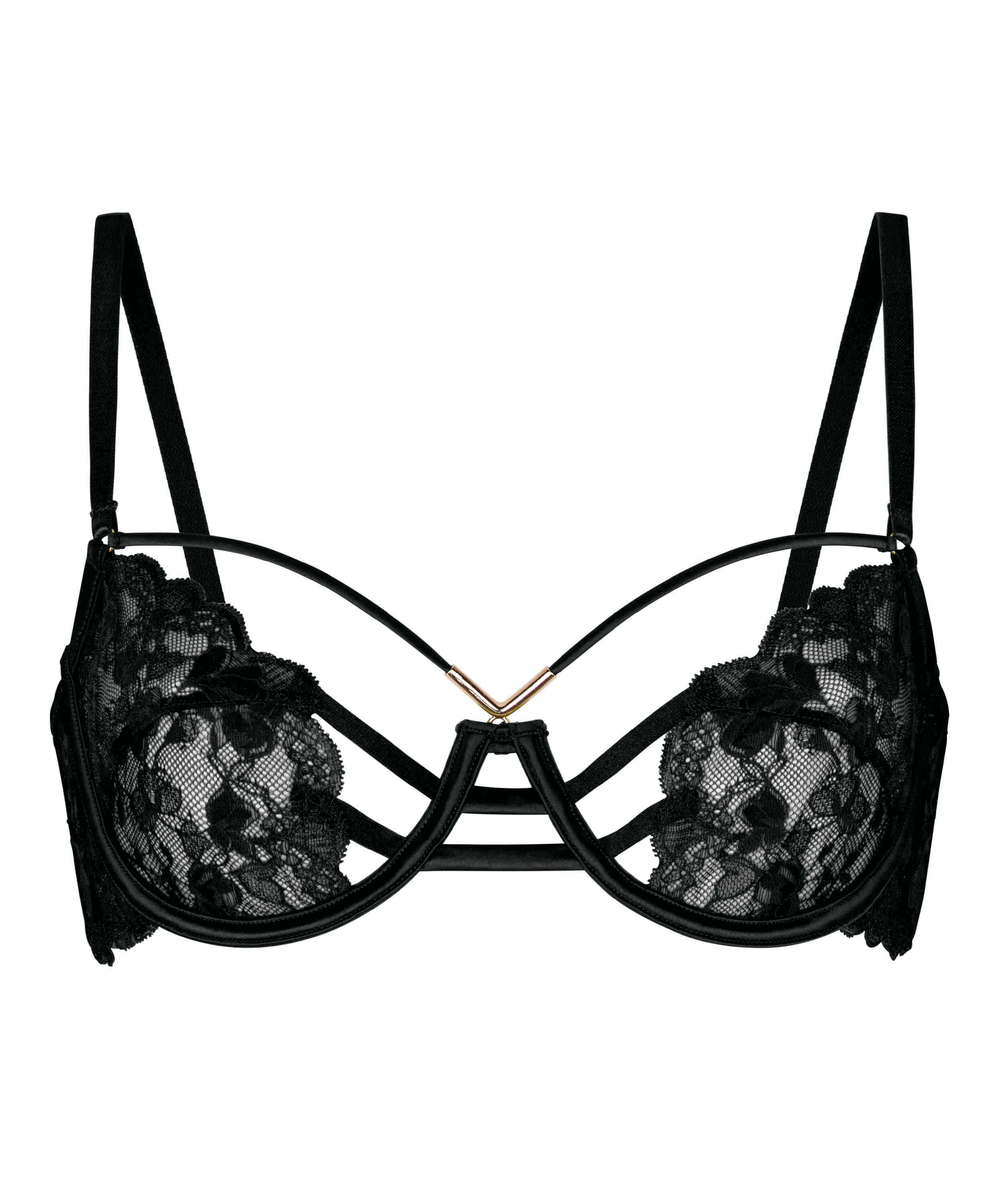Non-Padded Underwired Bra Zara, Black