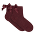 Socks Bow Modal, Red
