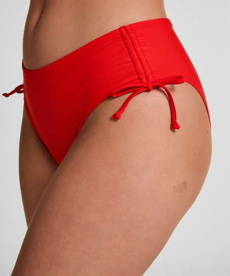 Midi Rio Bikini Bottom Luxe, Red
