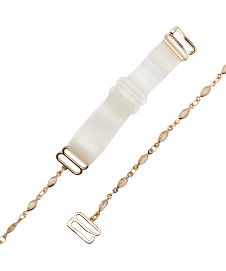Jewel Bra Straps, Yellow