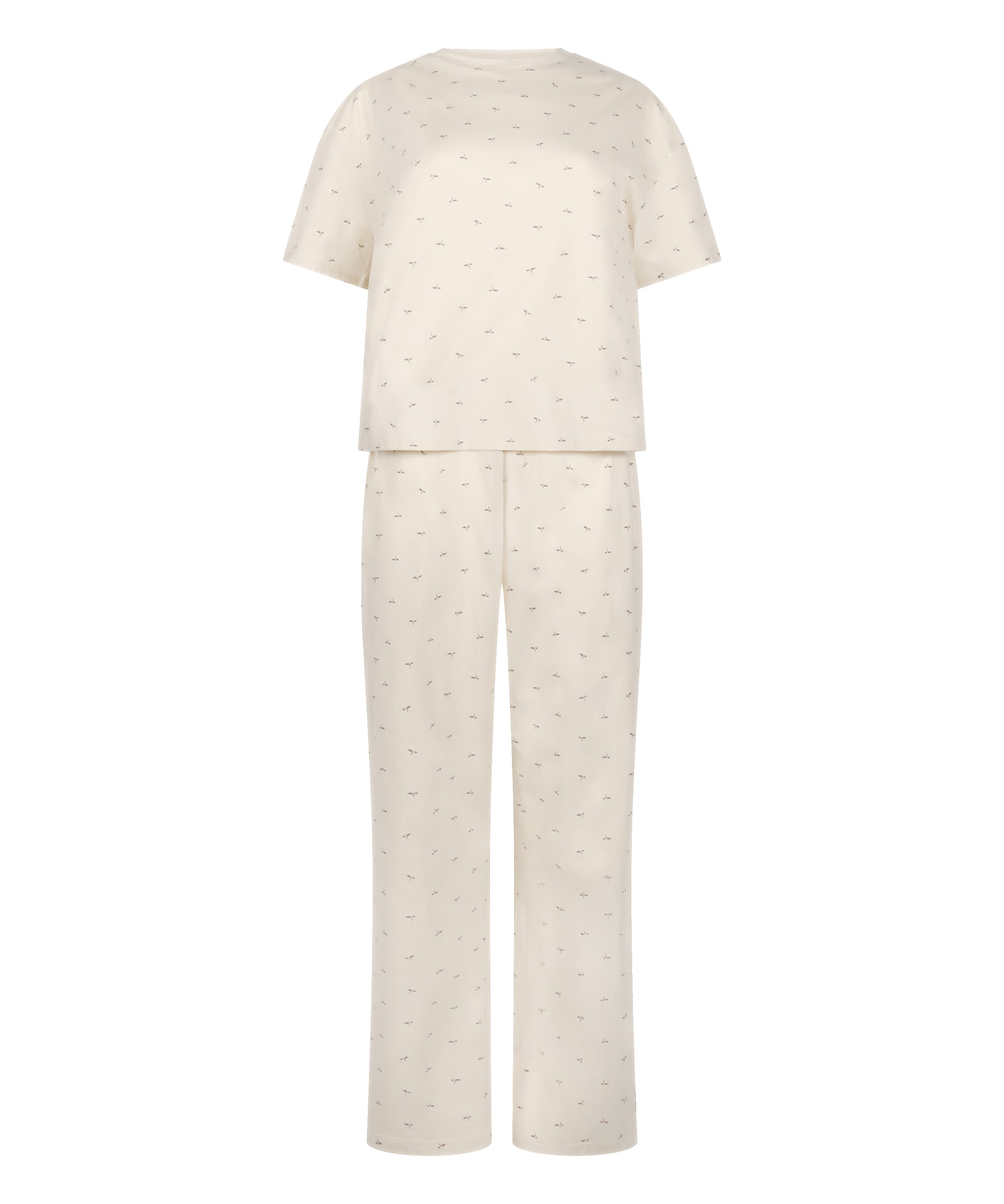 Pyjama Set, White, main