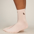 Socks 3 Pair Cotton, Pink