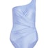Shaping Shell Mesh Swimsuit, Blue