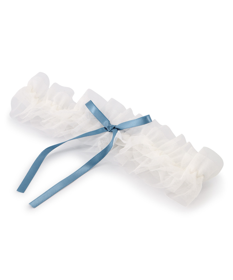 Garter Bridal, White