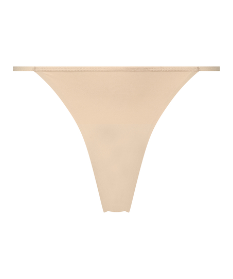 Seamless thong, Beige