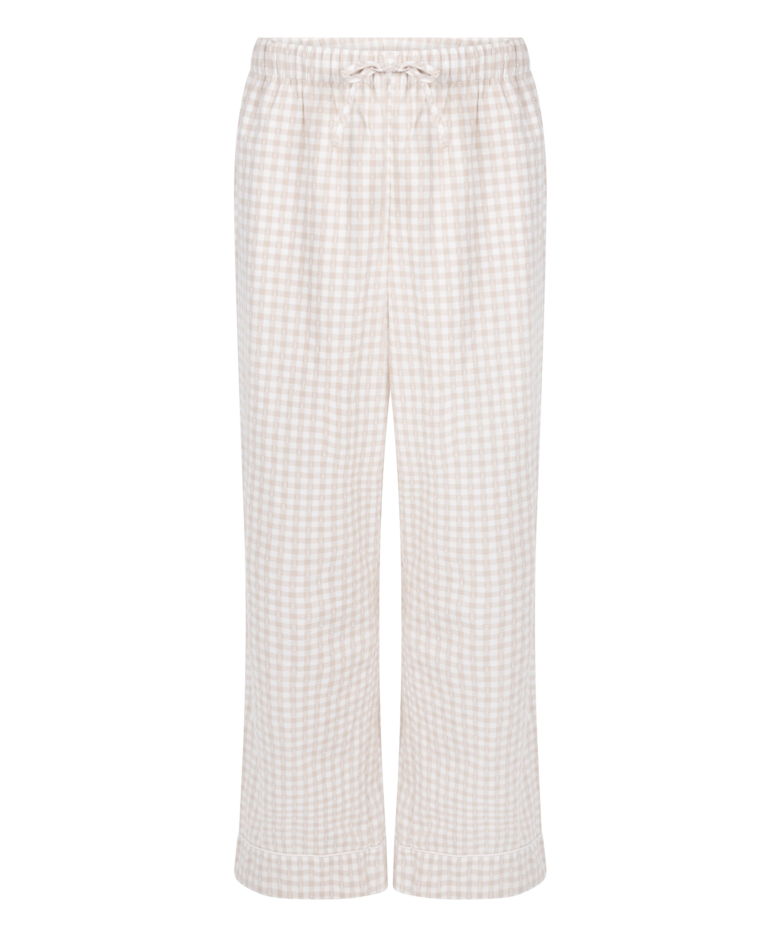 Dobby Pyjama Pant Woven Cotton, Beige, main