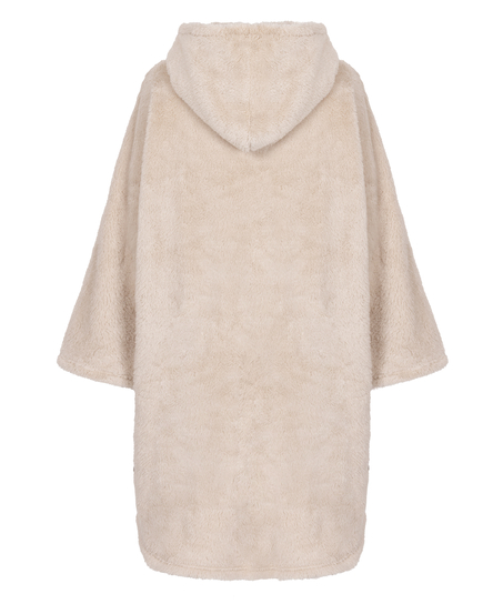 Snuggle Fleece Lounge Dress, Beige