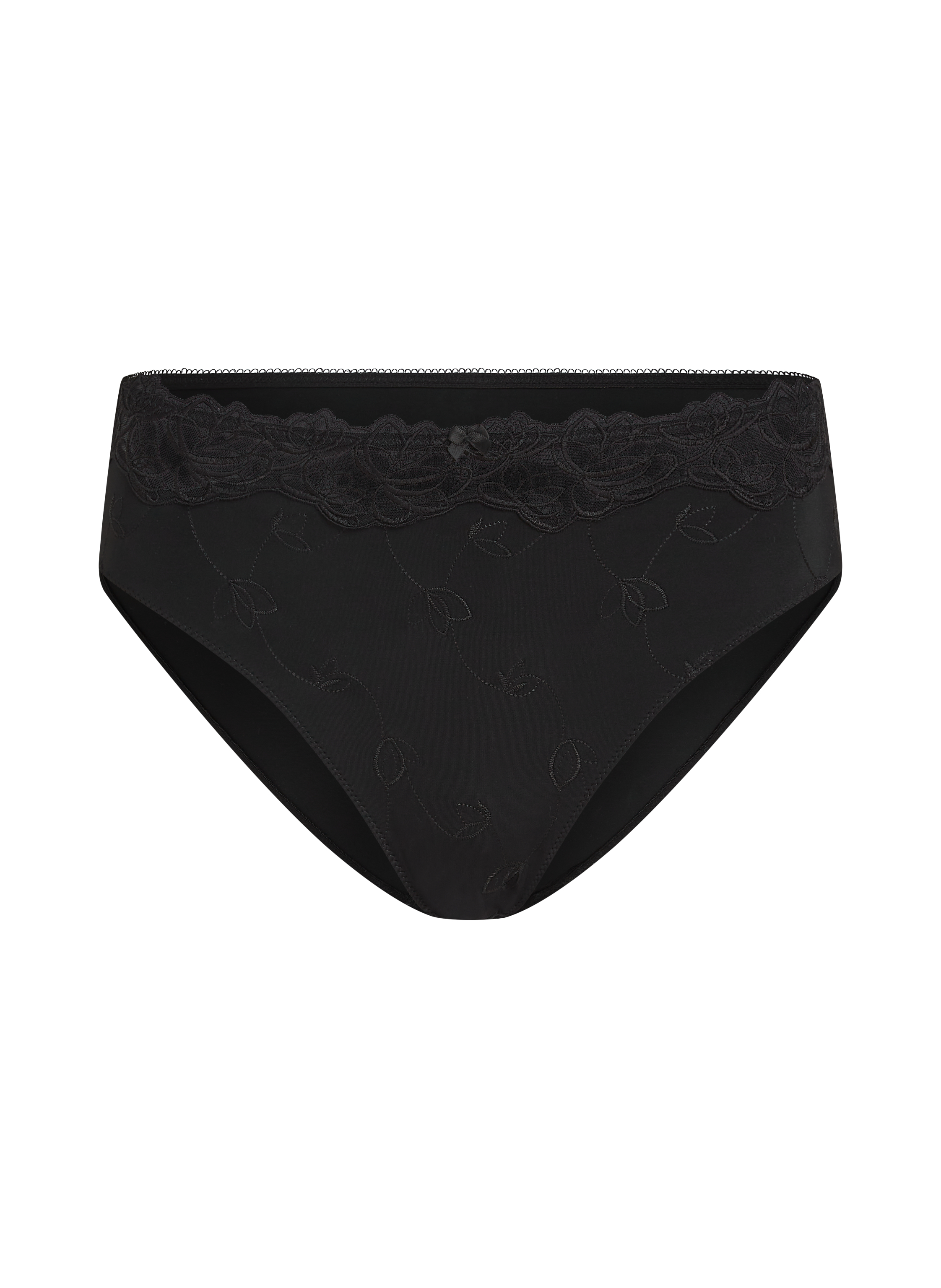Diva High Knickers, Black, main
