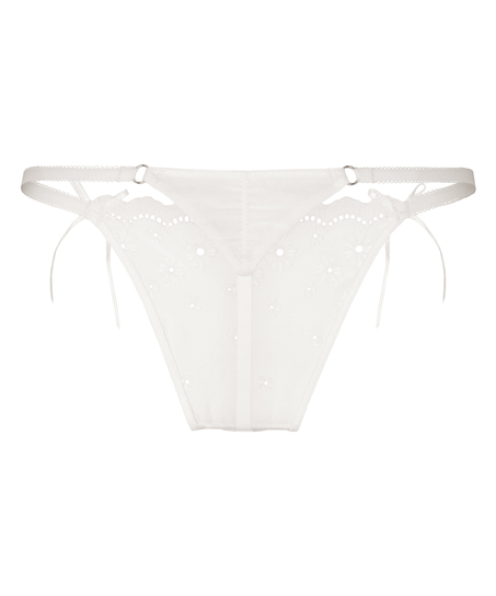 Highleg Thong Gaia, White