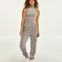 Velour Jogging Bottoms, Gray