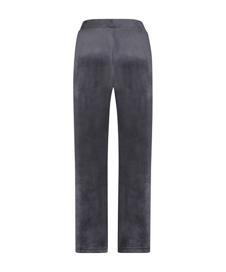Velours Pyjama Bottoms, Gray