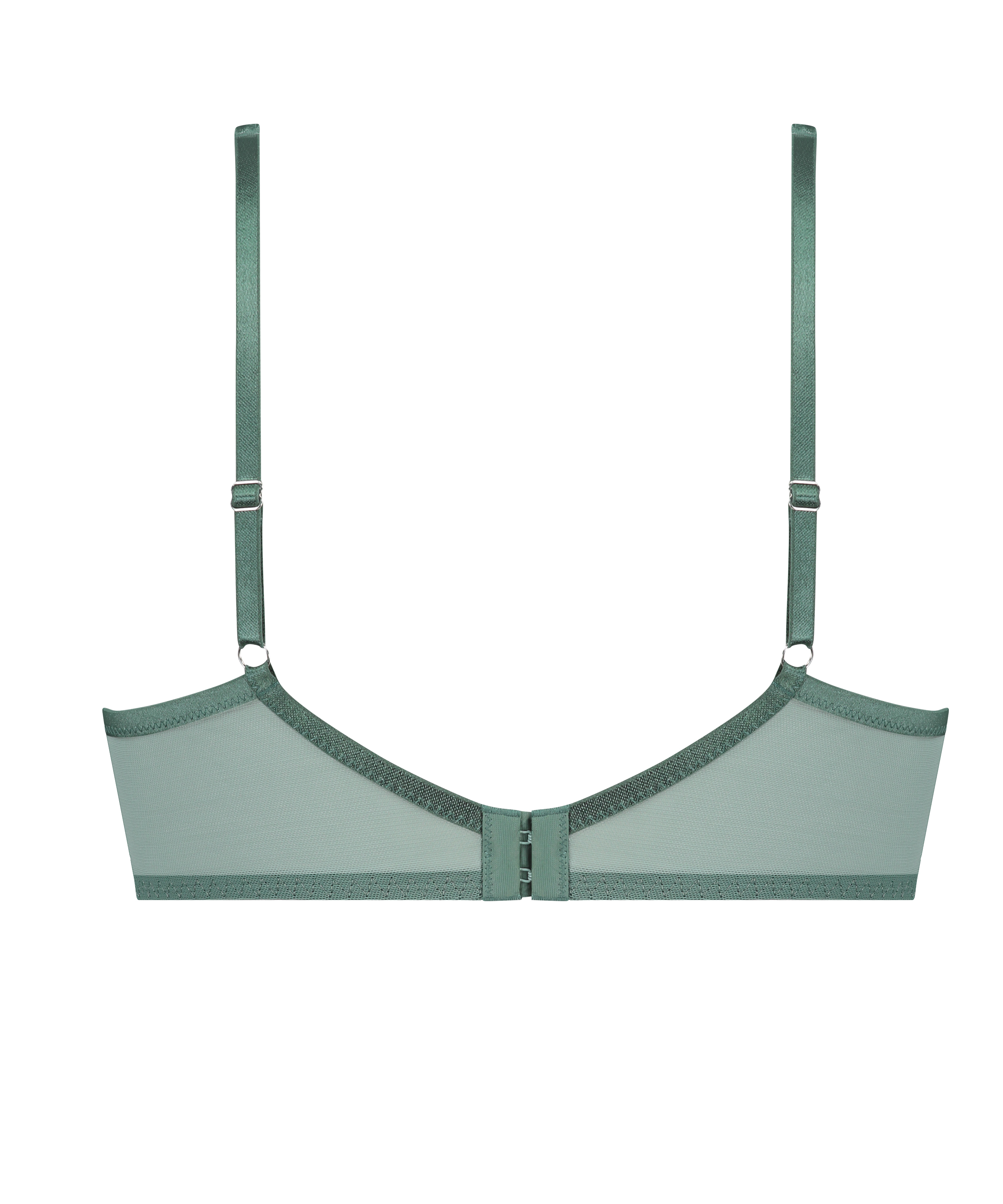 Bella Non-Padded Underwired Bra, Green, main