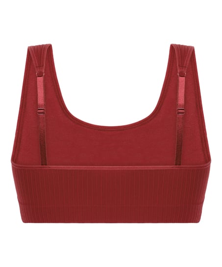 Dianne Scoop Bralette, Red