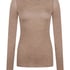 super soft Boatneck shirt with Cashmere, Brown