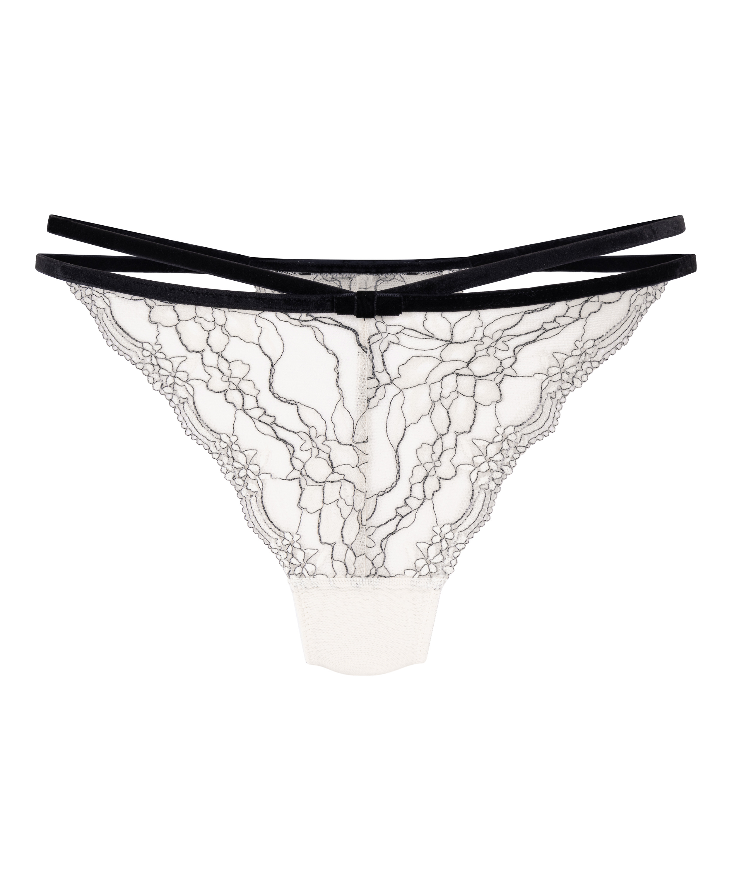Agnes Highleg String, White, main
